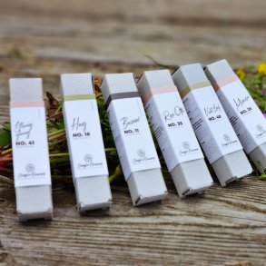 Gr�nne noter - 6 mix - Hay, Beeswax, Rose, Violet leaf, Mimosa, Ylang ylang